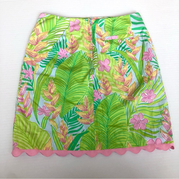 Lilly Pulitzer Botanical Garden skirt size 2 - Picture 2 of 4